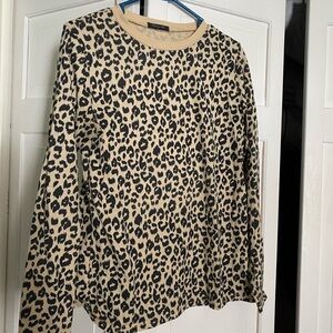 Cheetah Print Long-Sleeve T-Shirt